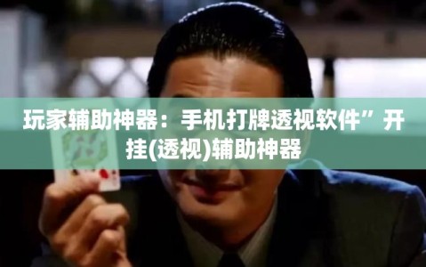 玩家辅助神器：手机打牌透视软件”开挂(透视)辅助神器