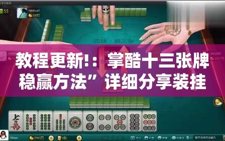 教程更新!：掌酷十三张牌稳赢方法”详细分享装挂步骤