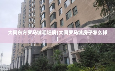 大同东方罗马城毛坯房(大同罗马城房子怎么样)