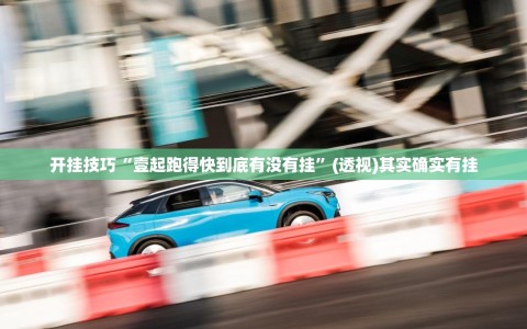 开挂技巧“壹起跑得快到底有没有挂”(透视)其实确实有挂
