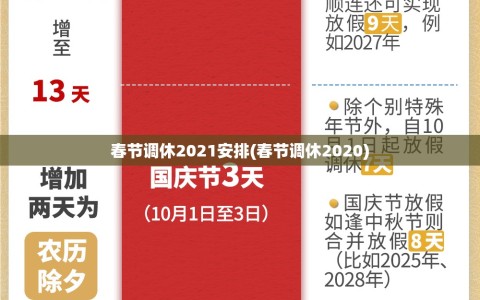 春节调休2021安排(春节调休2020)