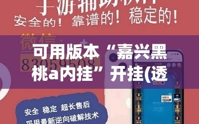 可用版本“嘉兴黑桃a内挂”开挂(透视)辅助教程