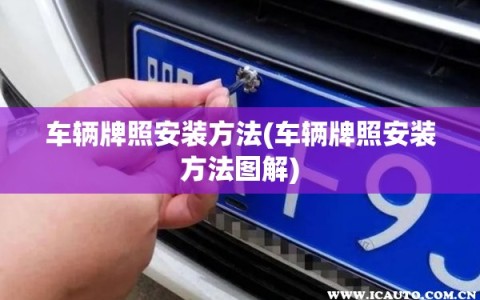 车辆牌照安装方法(车辆牌照安装方法图解)