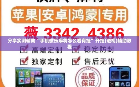分享实测辅助“手机微乐麻将怎么看有挂”开挂(透视)辅助教程