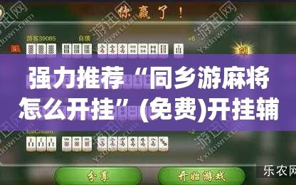 强力推荐“同乡游麻将怎么开挂”(免费)开挂辅助教学(最新辅助开挂教程)