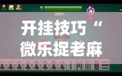 开挂技巧“微乐捉老麻子外卦神器最新版更新内”开挂(透视)辅助神器