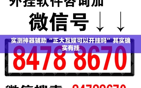 实测神器辅助“正大互娱可以开挂吗”其实确实有挂