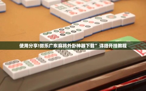 使用分享!微乐广东麻将外卦神器下载”详细开挂教程