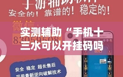 实测辅助“手机十三水可以开挂码吗(透视)”开挂辅助脚本+详细开挂安装教程