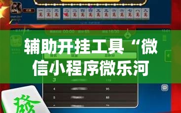 辅助开挂工具“微信小程序微乐河北麻将外卦辅助软件下载”开挂(透视)最新辅助详细