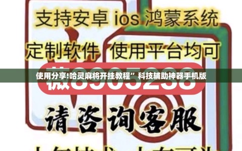 使用分享!哈灵麻将开挂教程”科技辅助神器手机版