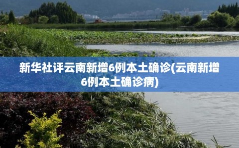 新华社评云南新增6例本土确诊(云南新增6例本土确诊病)