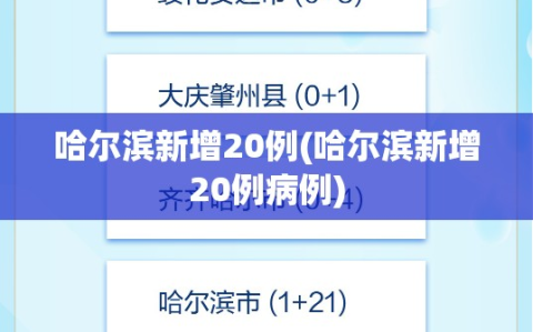 哈尔滨新增20例(哈尔滨新增20例病例)