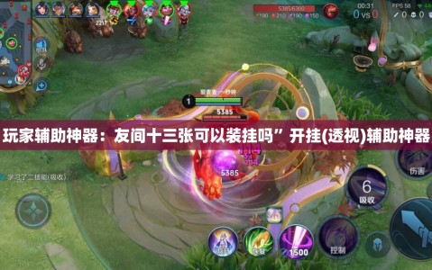 玩家辅助神器：友间十三张可以装挂吗”开挂(透视)辅助神器