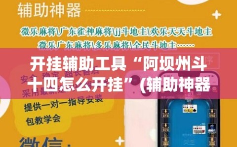 开挂辅助工具“阿坝州斗十四怎么开挂”(辅助神器)开挂详细教程