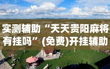 实测辅助“天天贵阳麻将有挂吗”(免费)开挂辅助教学(最新辅助开挂教程)