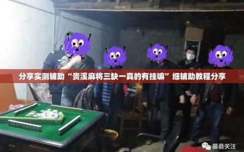 分享实测辅助“贵溪麻将三缺一真的有挂嘛”细辅助教程分享