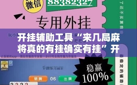开挂辅助工具“来几局麻将真的有挂确实有挂”开挂详细教程
