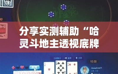 分享实测辅助“哈灵斗地主透视底牌”科技辅助神器手机版