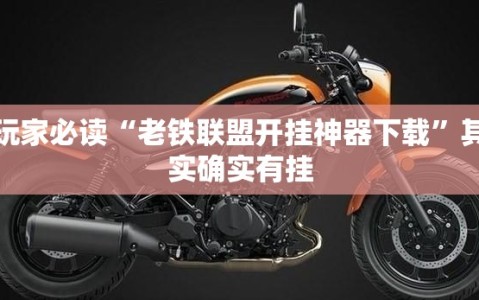 玩家必读“老铁联盟开挂神器下载”其实确实有挂