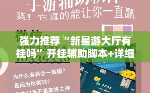 强力推荐“新星游大厅有挂吗”开挂辅助脚本+详细开挂安装教程