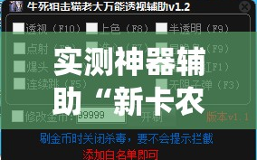 实测神器辅助“新卡农大厅透视挂”(透视挂)辅助下载教程