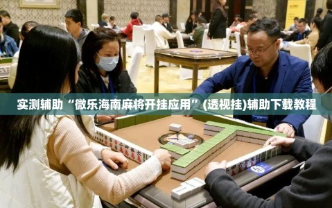 实测辅助“微乐海南麻将开挂应用”(透视挂)辅助下载教程
