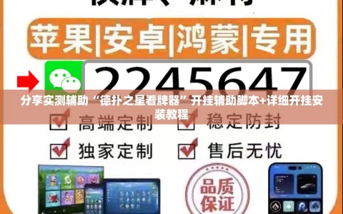 分享实测辅助“德扑之星看牌器”开挂辅助脚本+详细开挂安装教程