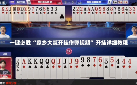 一键必胜“家乡大贰开挂作弊视频”开挂详细教程