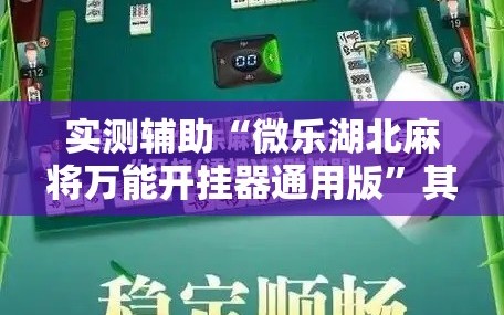实测辅助“微乐湖北麻将万能开挂器通用版”其实确实有挂