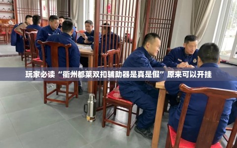 玩家必读“衢州都莱双扣辅助器是真是假”原来可以开挂