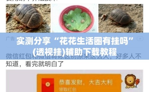 实测分享“花花生活圈有挂吗”(透视挂)辅助下载教程