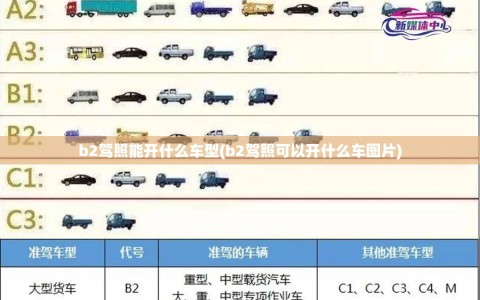 b2驾照能开什么车型(b2驾照可以开什么车图片)