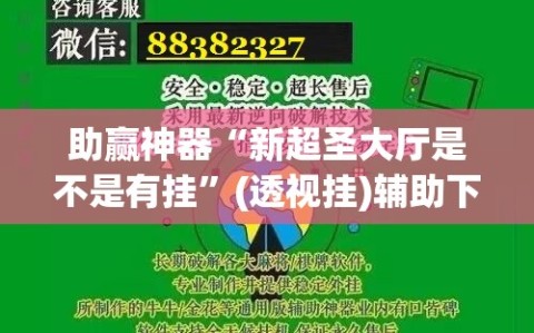 助赢神器“新超圣大厅是不是有挂”(透视挂)辅助下载教程