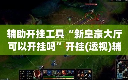 辅助开挂工具“新皇豪大厅可以开挂吗”开挂(透视)辅助教程