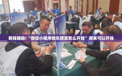 教程辅助!“微信小程序微乐掼蛋怎么开挂”原来可以开挂