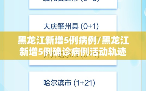 黑龙江新增5例病例/黑龙江新增5例确诊病例活动轨迹