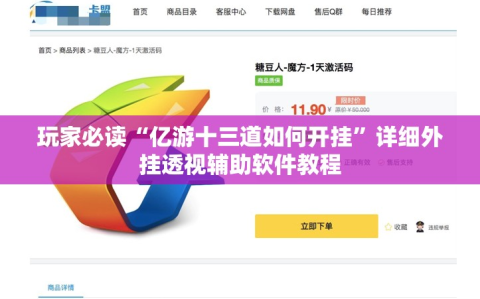 玩家必读“亿游十三道如何开挂”详细外挂透视辅助软件教程