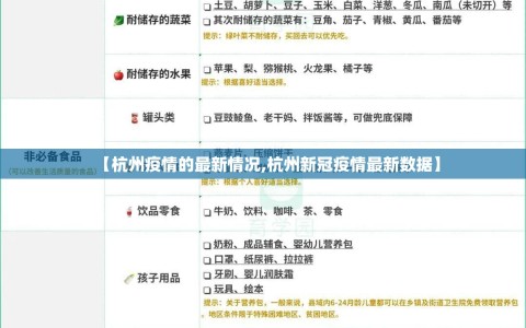 【杭州疫情的最新情况,杭州新冠疫情最新数据】