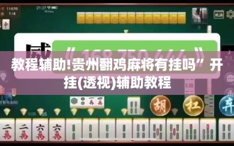 教程辅助!贵州翻鸡麻将有挂吗”开挂(透视)辅助教程