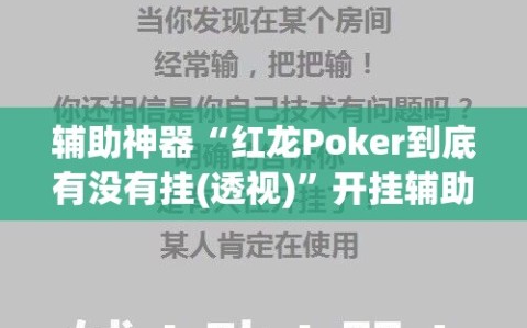 辅助神器“红龙Poker到底有没有挂(透视)”开挂辅助脚本+详细开挂安装教程