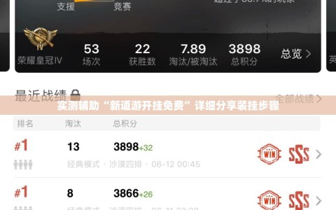 实测辅助“新道游开挂免费”详细分享装挂步骤