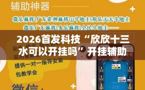 2026首发科技“欣欣十三水可以开挂吗”开挂辅助脚本+详细开挂安装教程