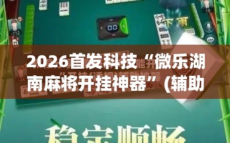 2026首发科技“微乐湖南麻将开挂神器”(辅助神器)开挂详细教程