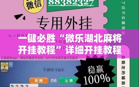 一键必胜“微乐湖北麻将开挂教程”详细开挂教程
