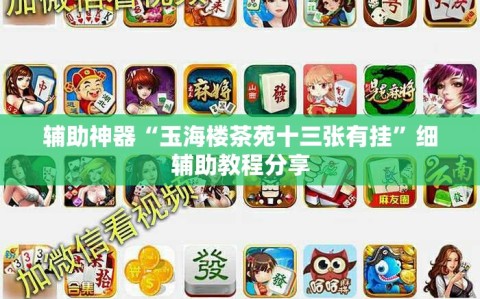 辅助神器“玉海楼茶苑十三张有挂”细辅助教程分享