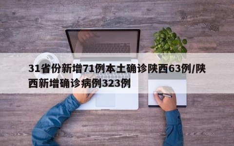 31省份新增71例本土确诊陕西63例/陕西新增确诊病例323例