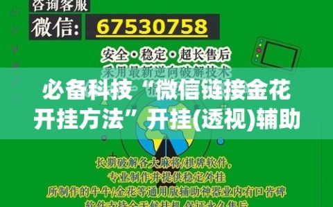 必备科技“微信链接金花开挂方法”开挂(透视)辅助教程