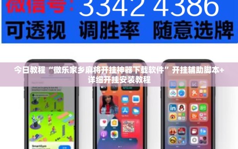 今日教程“微乐家乡麻将开挂神器下载软件”开挂辅助脚本+详细开挂安装教程