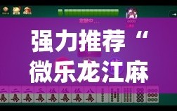 强力推荐“微乐龙江麻将小程序挂”开挂(透视)辅助神器